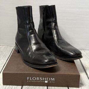Florsheim Side Zip boots, men, black